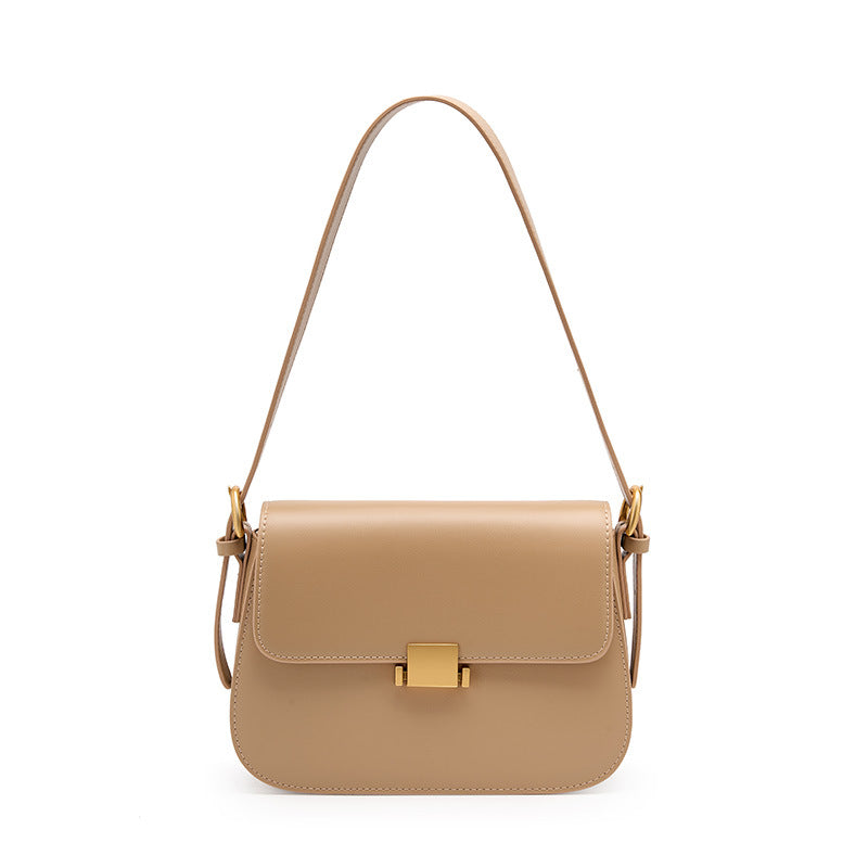 High-End Design Women's Bag 100% Genuine Leather Single Shoulder or Crossbody Bag Alberta