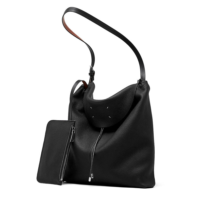 High-End Design Women's Bag 100% Genuine Leather Single Shoulder or Crossbody Bag with wallet Maine