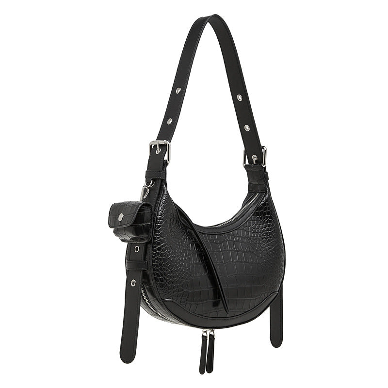 High-End Design Women's Bag 100% Genuine Leather Single Shoulder or Crossbody Bag Ohio