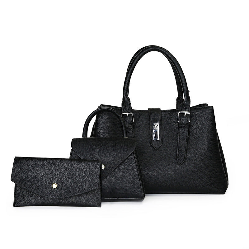 High-End Leather Three-Piece Set of Elegant Cross-Body Handbags Utah