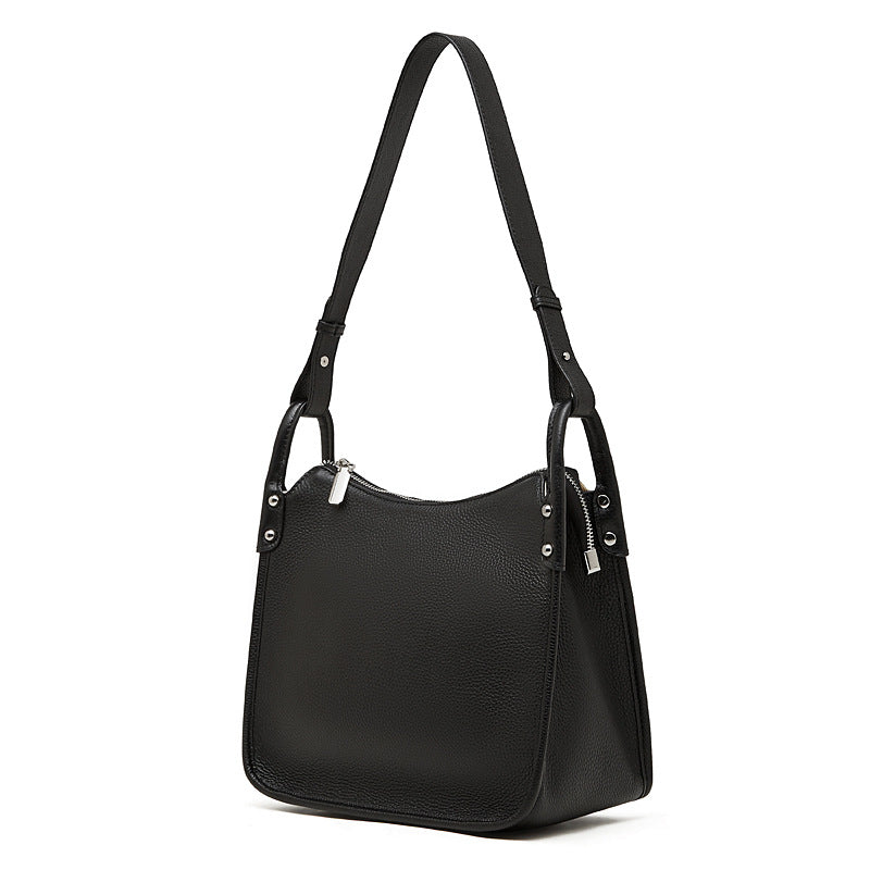 High-End Design Women's Bag 100% Genuine Leather Single Shoulder or Crossbody Tote Bag Kansas