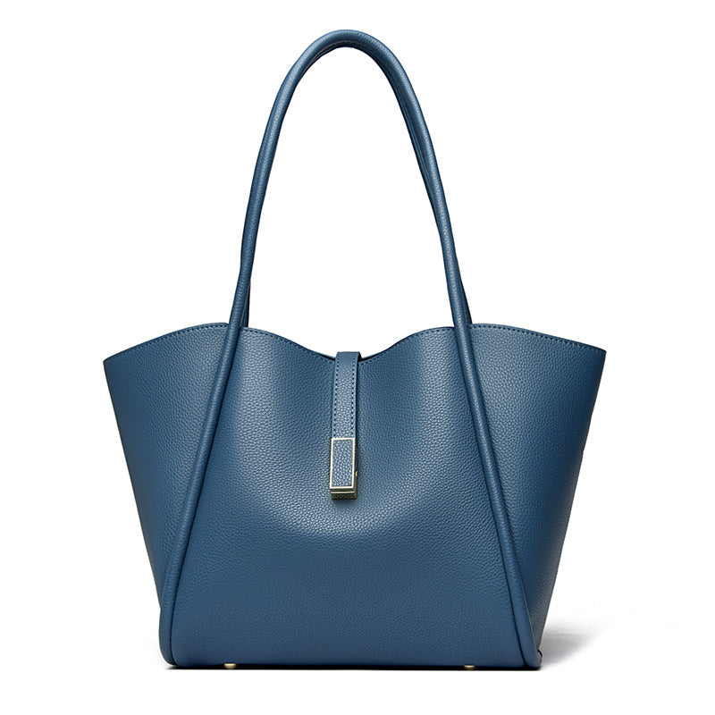 High-End Design Women's 100% Genuine Leather Tote Bag Pennsylvania
