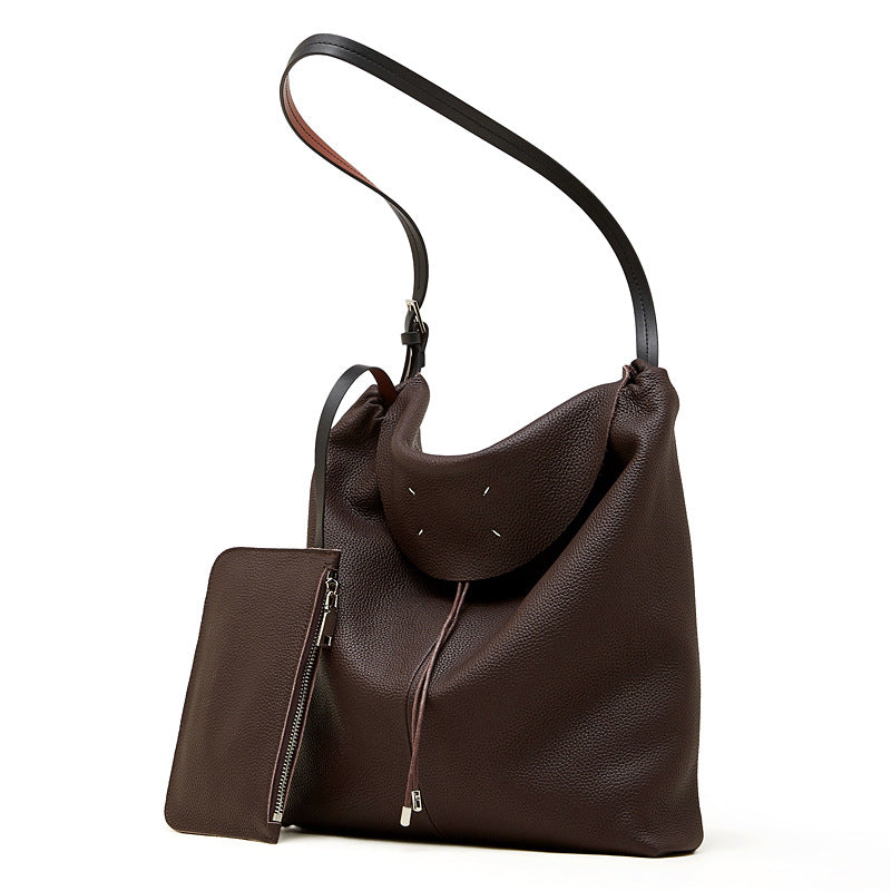 High-End Design Women's Bag 100% Genuine Leather Single Shoulder or Crossbody Bag with wallet Maine