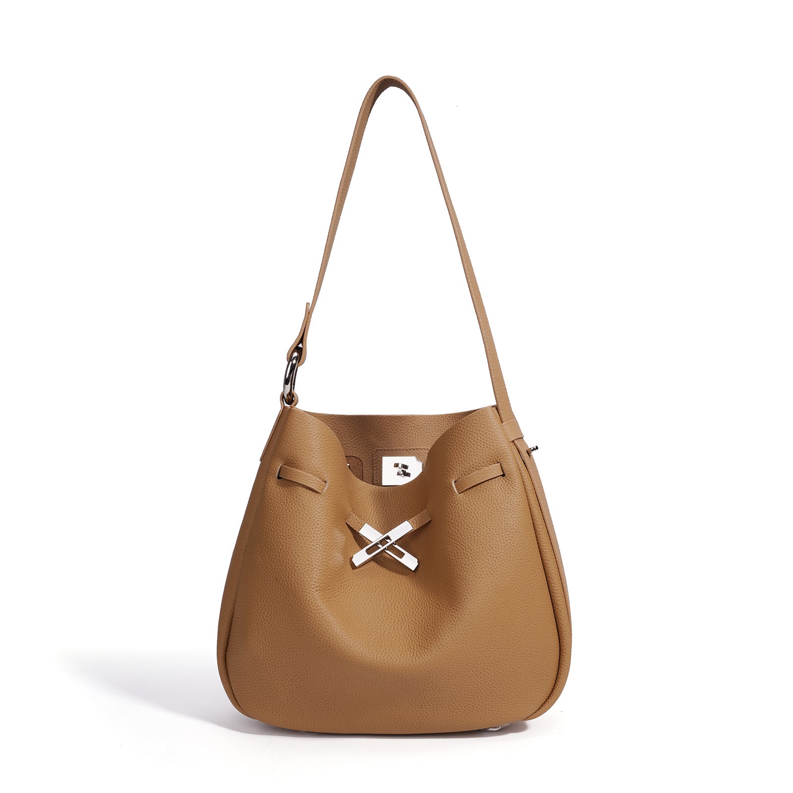 Designed Women's 100% Genuine Leather Single or Cross Shoulder Tote Bag Paola