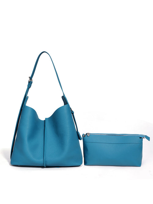 Designed Women's 100% Genuine Leather Single or Cross Shoulder Tote Bag Lecce
