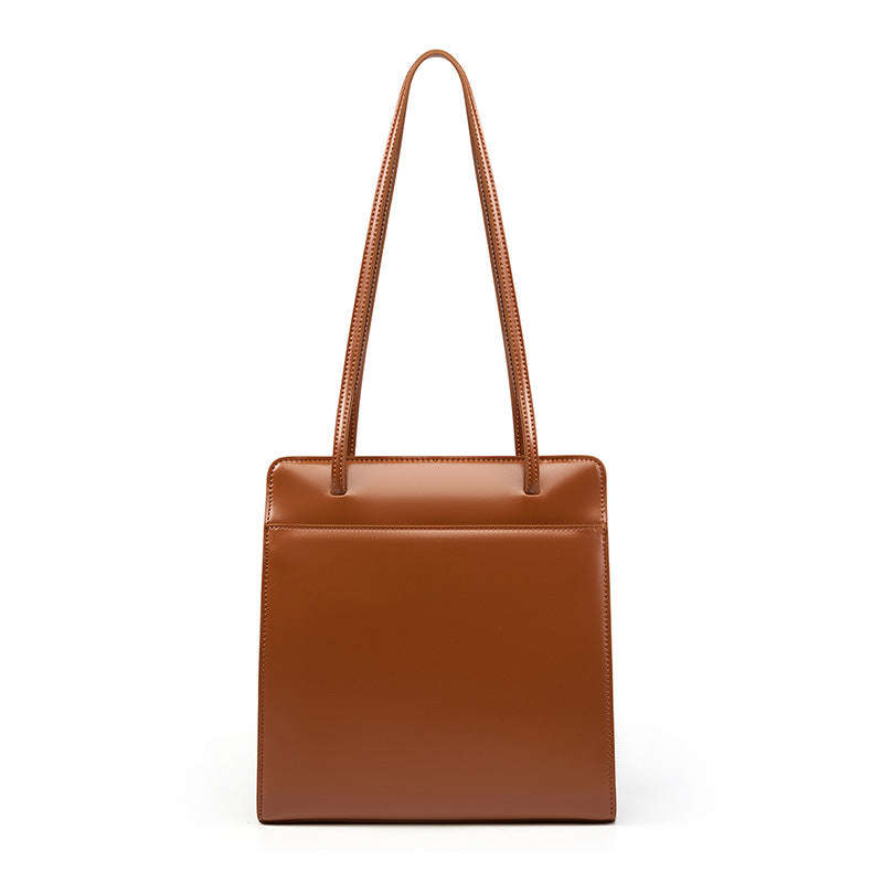 High-End Design Women's 100% Genuine Leather Tote Bag Saragosa