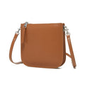 High-End Design Women's 100% Genuine Leather Small Single Shoulder Flat Bag Valencia