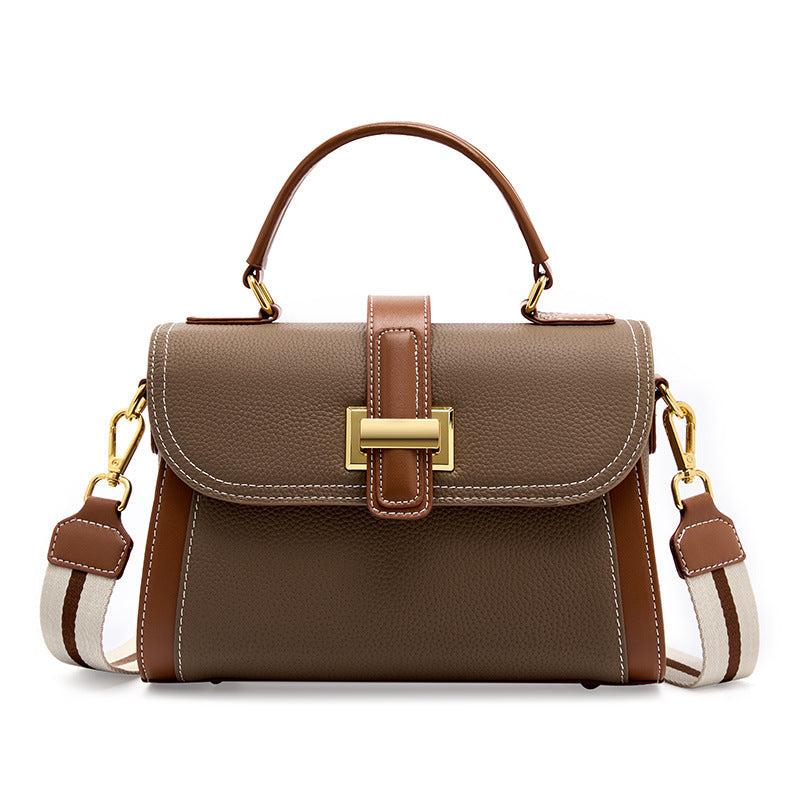 High-End Design Women's Bag 100% Genuine Leather Single Shoulder or Crossbody Bag Malaga