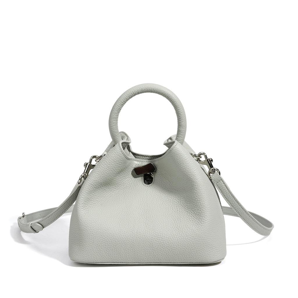 High-End Design Women's 100% Genuine Leather Single or Across Shoulder Tote Bag Udine