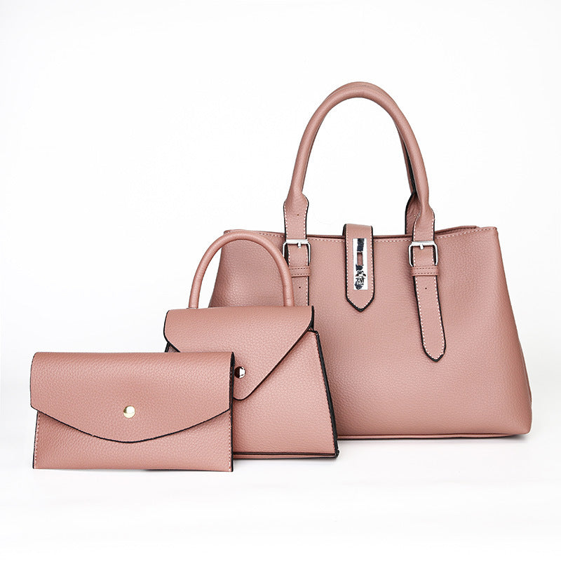 High-End Leather Three-Piece Set of Elegant Cross-Body Handbags Utah