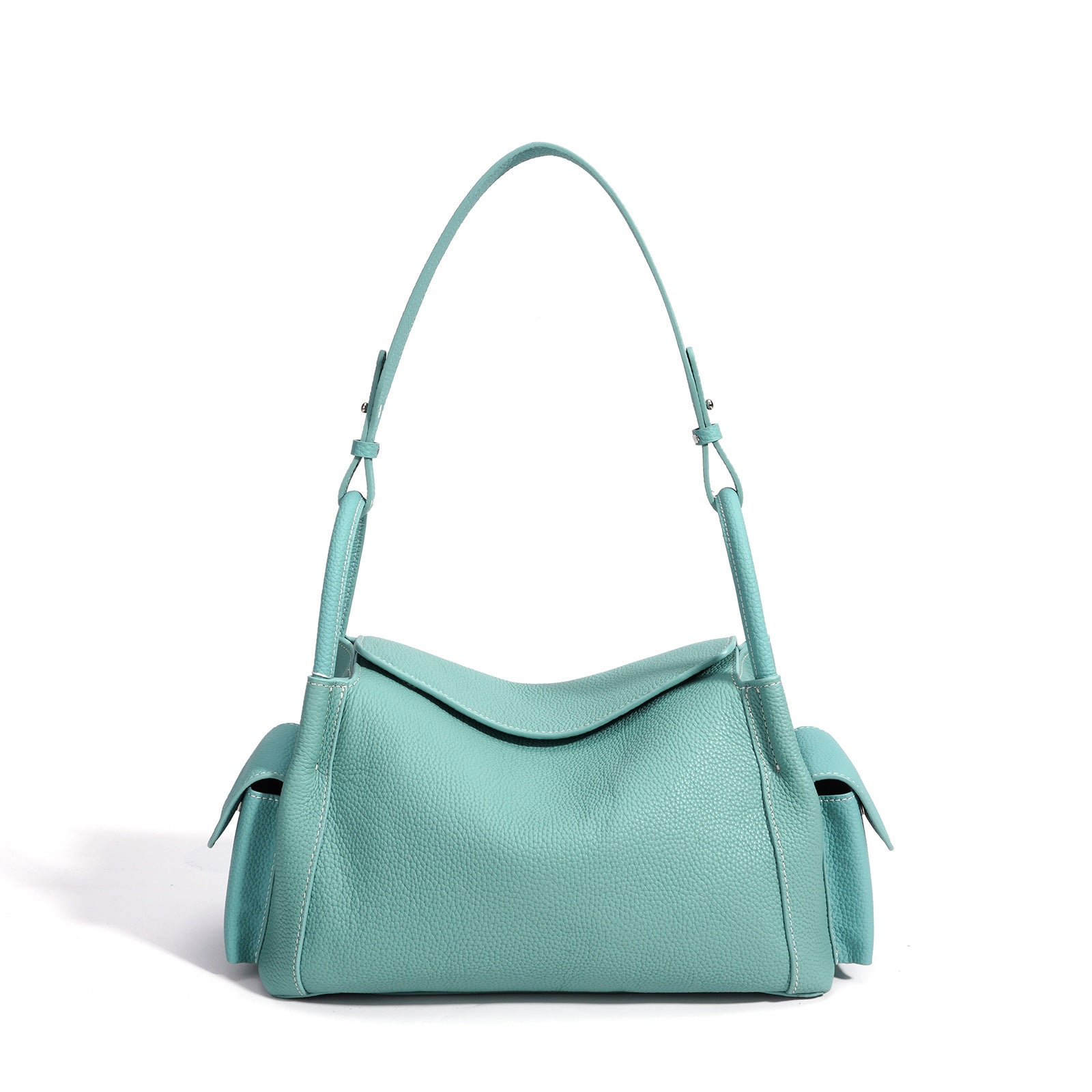 High-End Design Women's 100% Genuine Leather Single or Across Shoulder Pillow Bag Parma