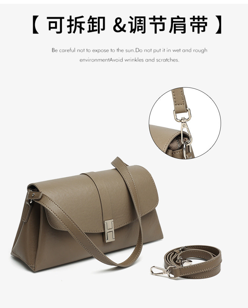 High-End Design Women's Bag 100% Genuine Leather Single Shoulder or Crossbody Bag North Dakota