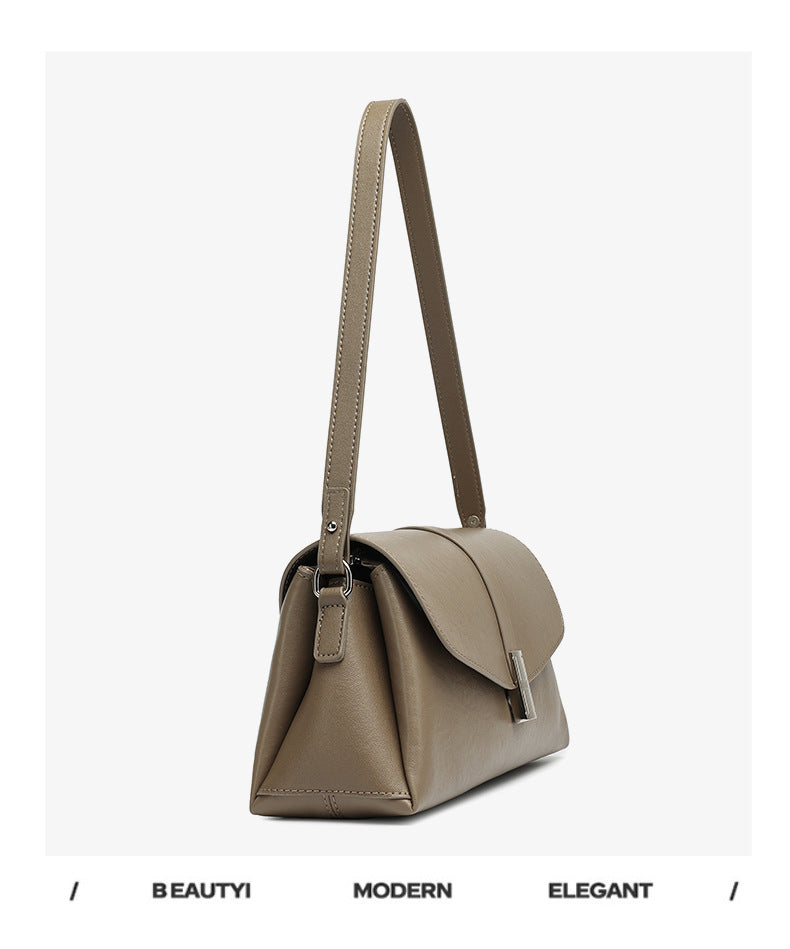High-End Design Women's Bag 100% Genuine Leather Single Shoulder or Crossbody Bag North Dakota