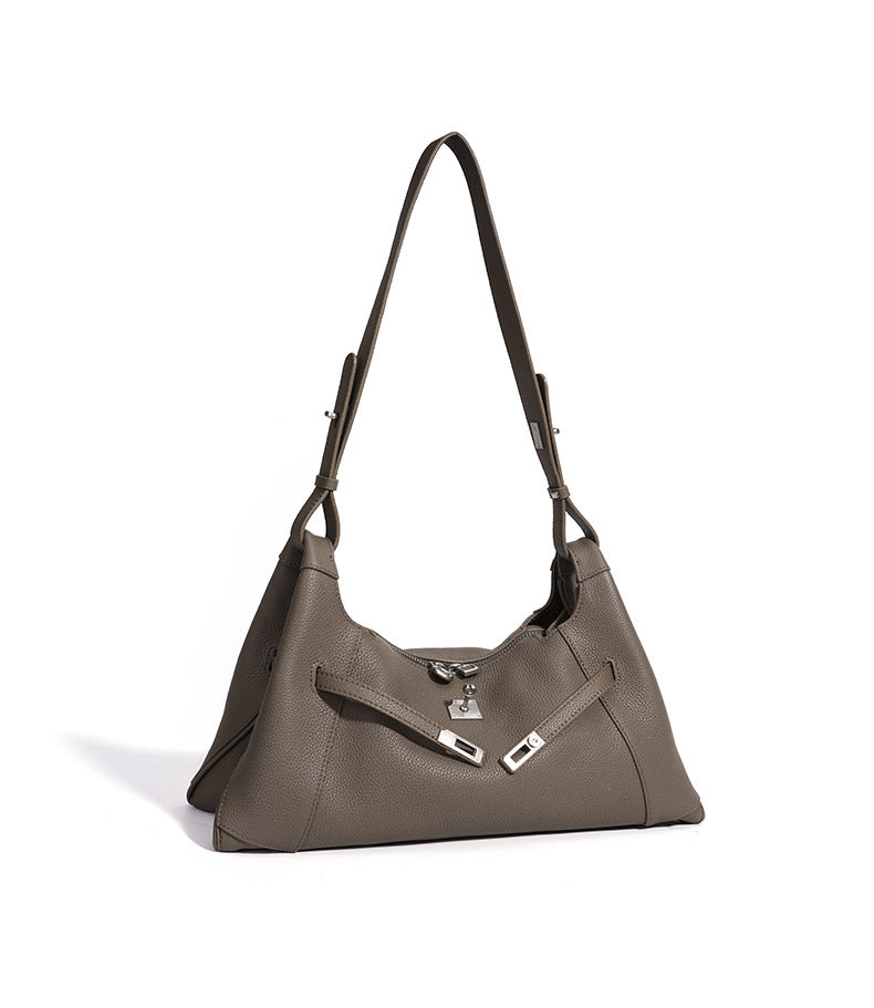 High-End Design Small Women's Bag 100% Genuine Leather Single Shoulder or Crossbody Bag Palma