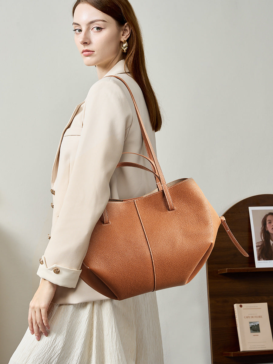 High-End Design Women's 100% Genuine Leather Shoulder and Crossbody Bag Arno