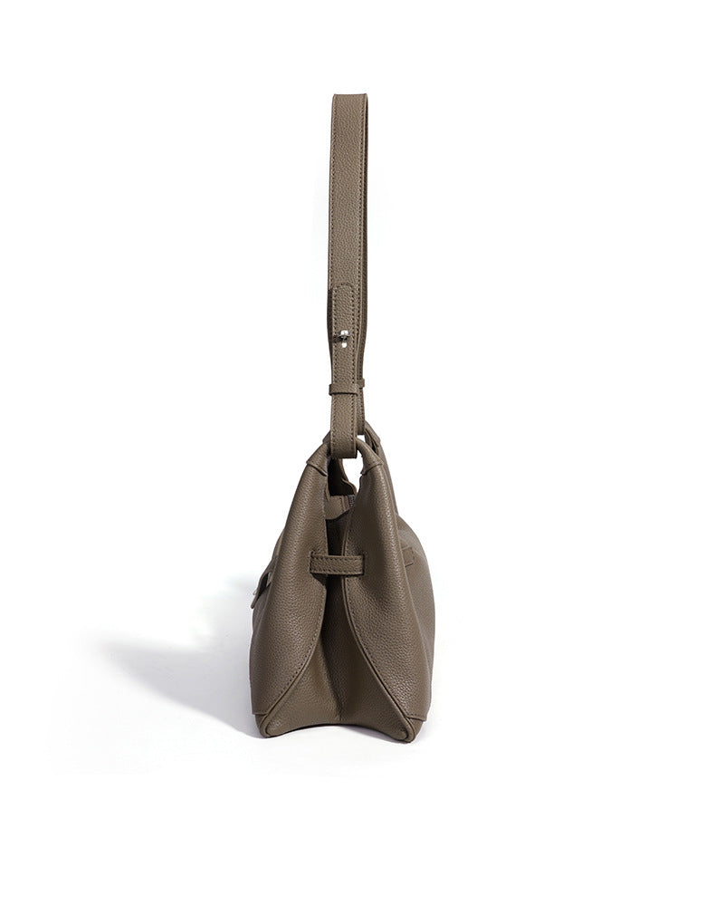High-End Design Small Women's Bag 100% Genuine Leather Single Shoulder or Crossbody Bag Palma