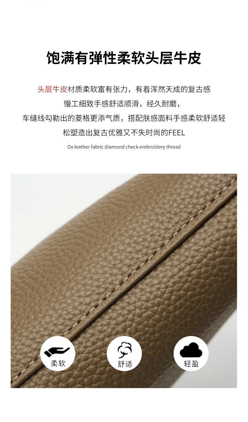 High-End Design Small Women's Bag 100% Genuine Leather Single Shoulder or Crossbody Bag Alaska