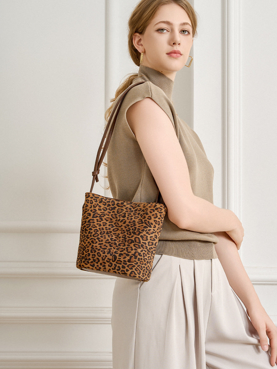 Design Women's Bag 100% Genuine Nubuck Leather Single Shoulder or Crossbody Bag Riverside