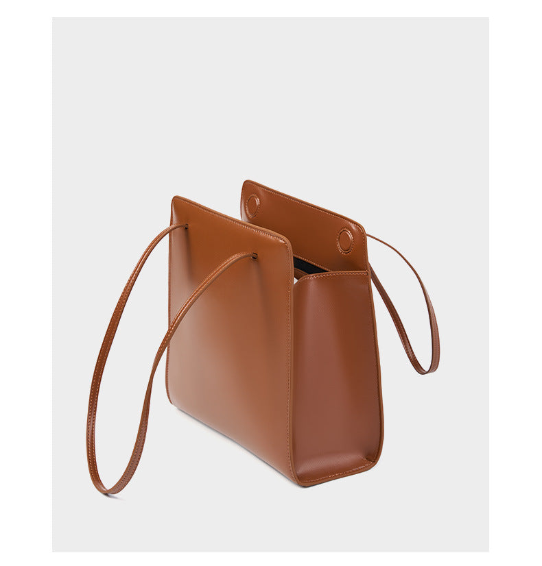 High-End Design Women's 100% Genuine Leather Tote Bag Saragosa