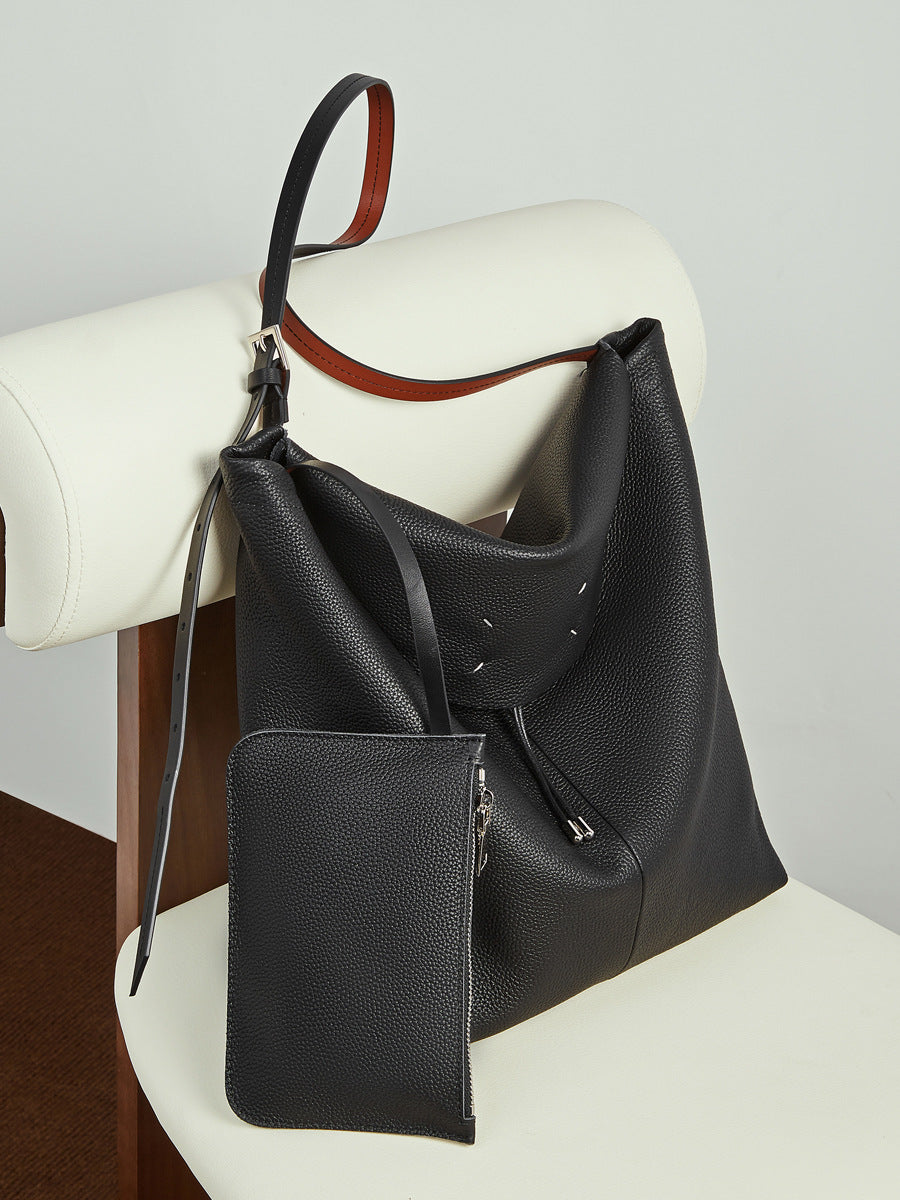High-End Design Women's Bag 100% Genuine Leather Single Shoulder or Crossbody Bag with wallet Maine