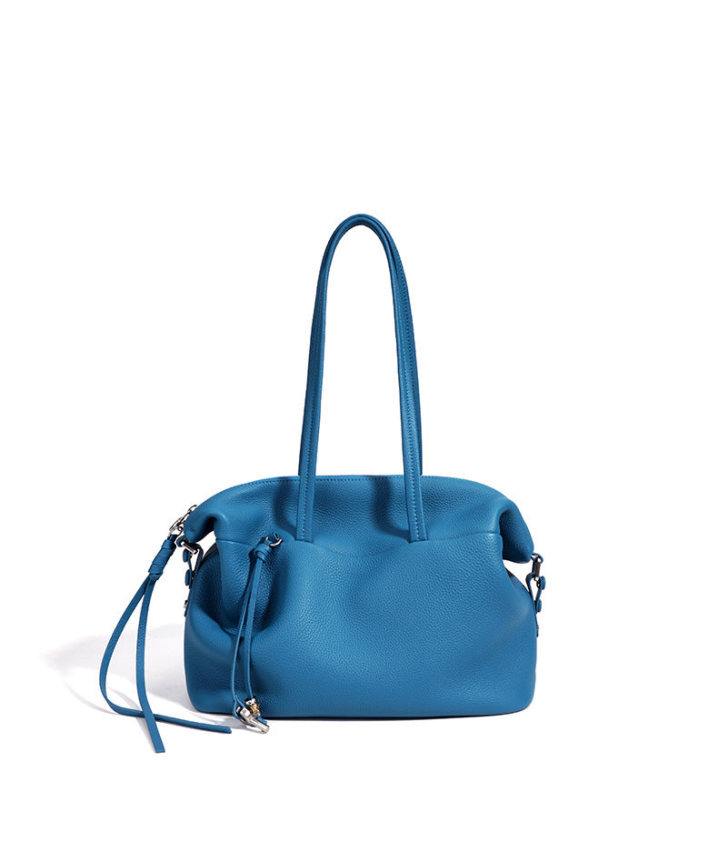 High-End Design Women's Bag 100% Genuine Leather Single Shoulder or Crossbody Tote Bag Rho