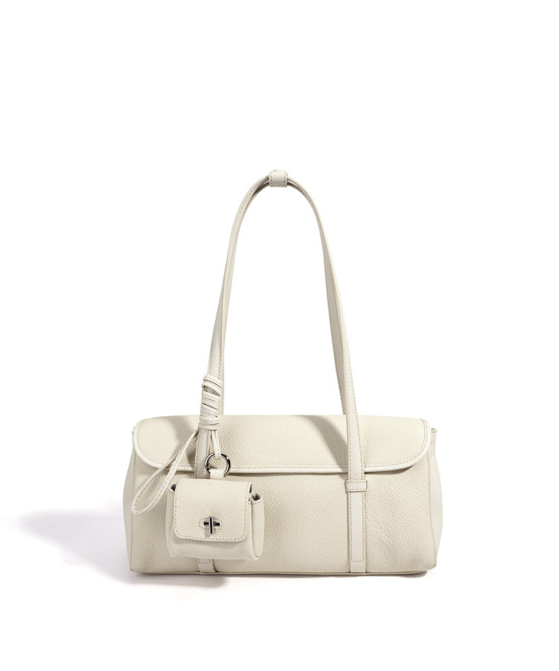 High-End Design Women's 100% Genuine Leather Pillow-shaped Shoulder Bag Genoa