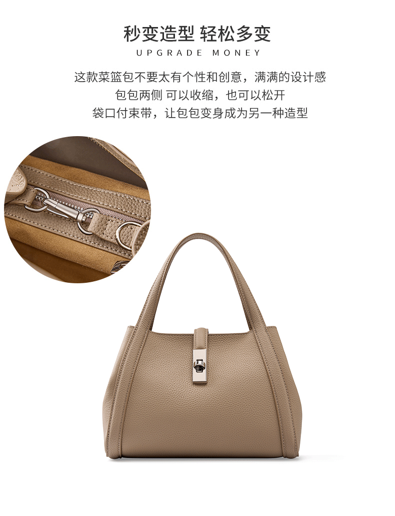High-End Design Small Women's Bag 100% Genuine Leather Single Shoulder or Crossbody Bag Alicante