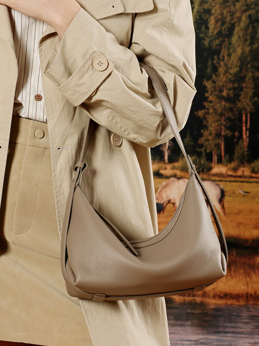 High-End Design Women's 100% Genuine Leather Single Shoulder or Crossbody Bag Balero