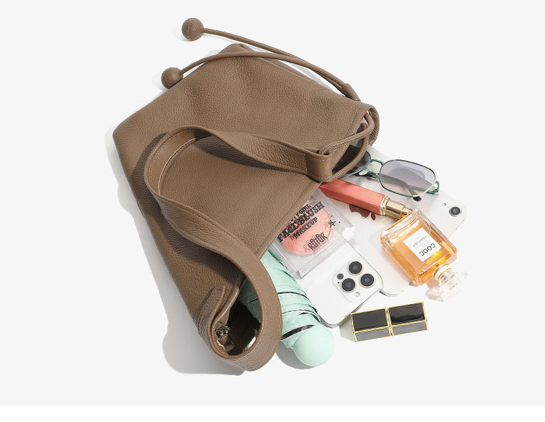 High-End Women's 100% Genuine Leather Single Shoulder Crossbody Unique Asymmetrical Design Madrid