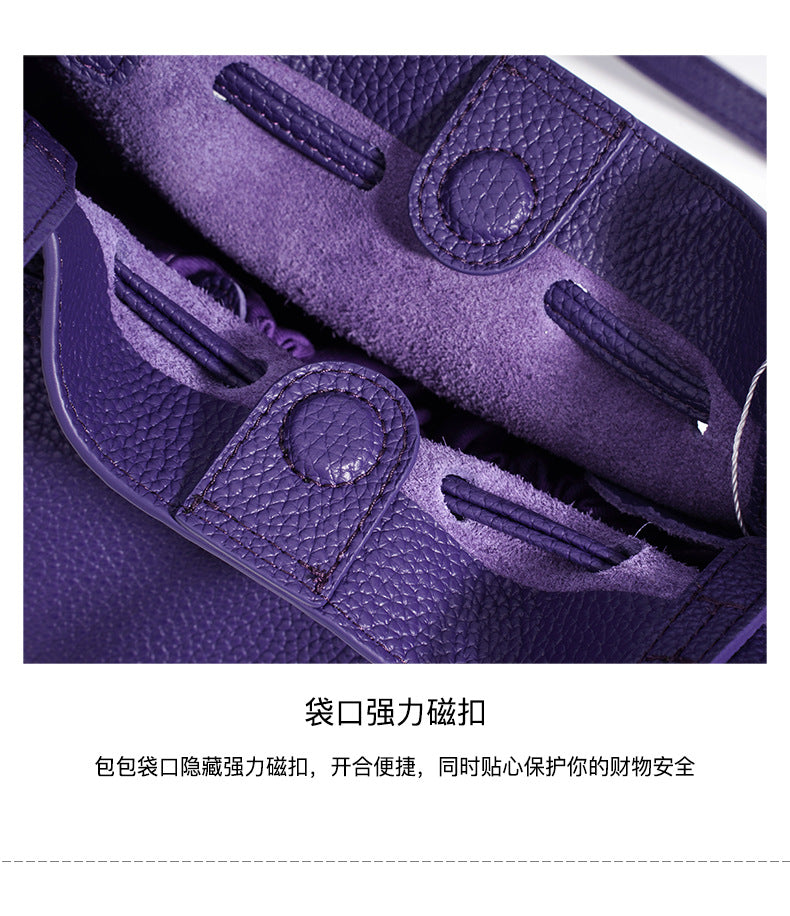 High-End Design Small Women's Bag 100% Genuine Leather Single Shoulder or Crossbody Bag Verona