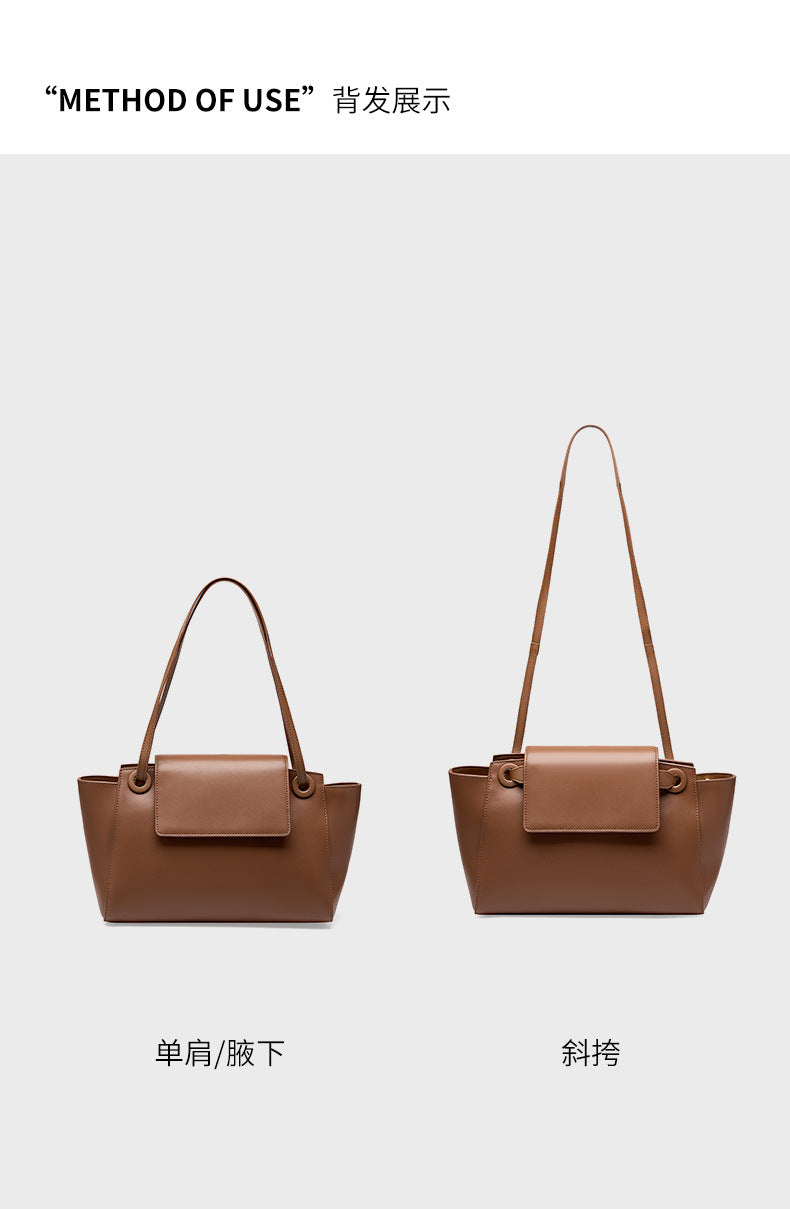 High-End Design Women's Bag 100% Genuine Leather Single Shoulder or Crossbody Wings Bag Indiana