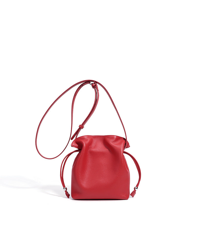 High-End Design Women's 100% Genuine Leather Small Single Shoulder or Crossbody Bag Latina