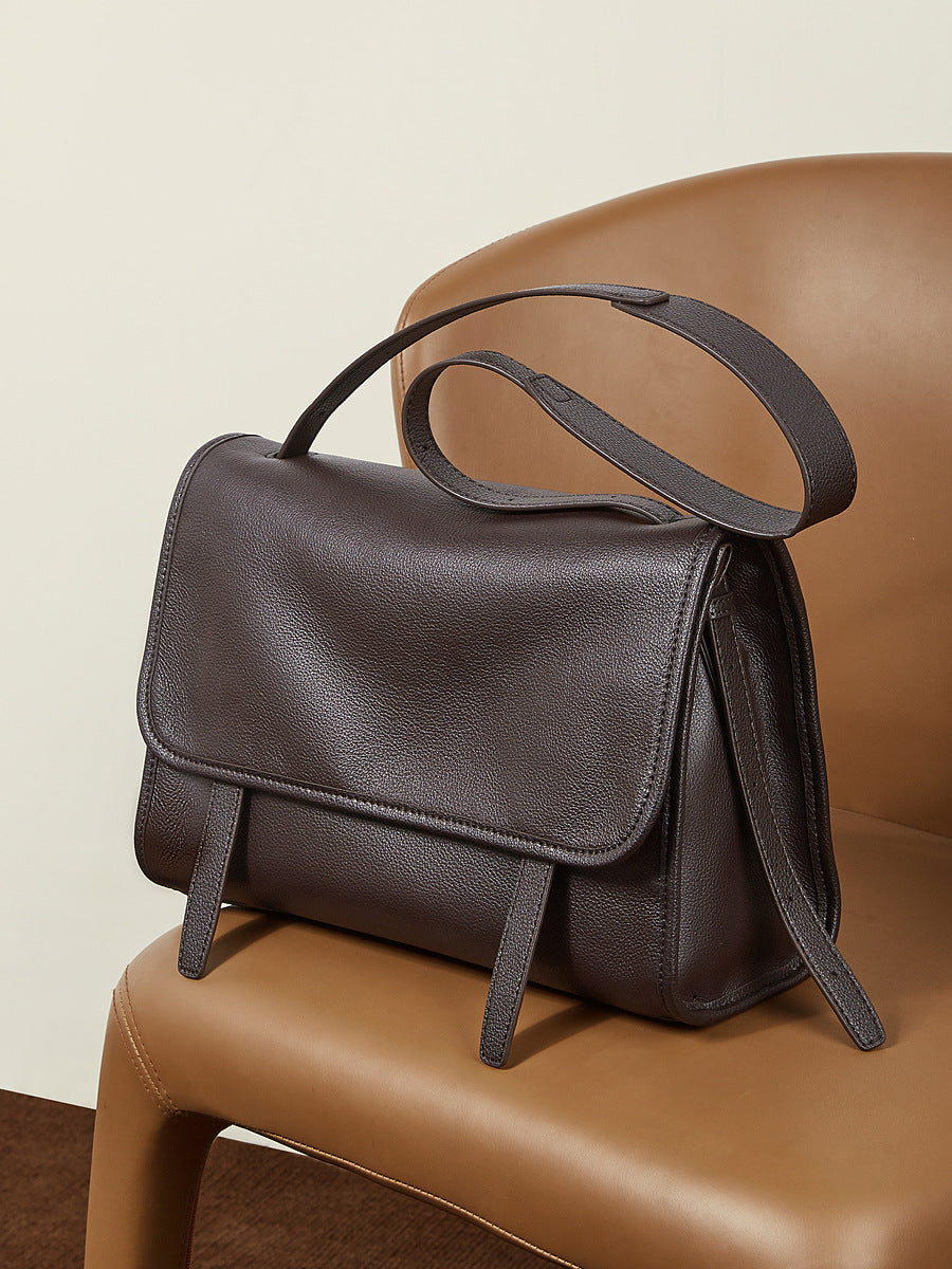 High-End Design Women's 100% Genuine Leather Retro Shoulder and Crossbody Bag New Jersey