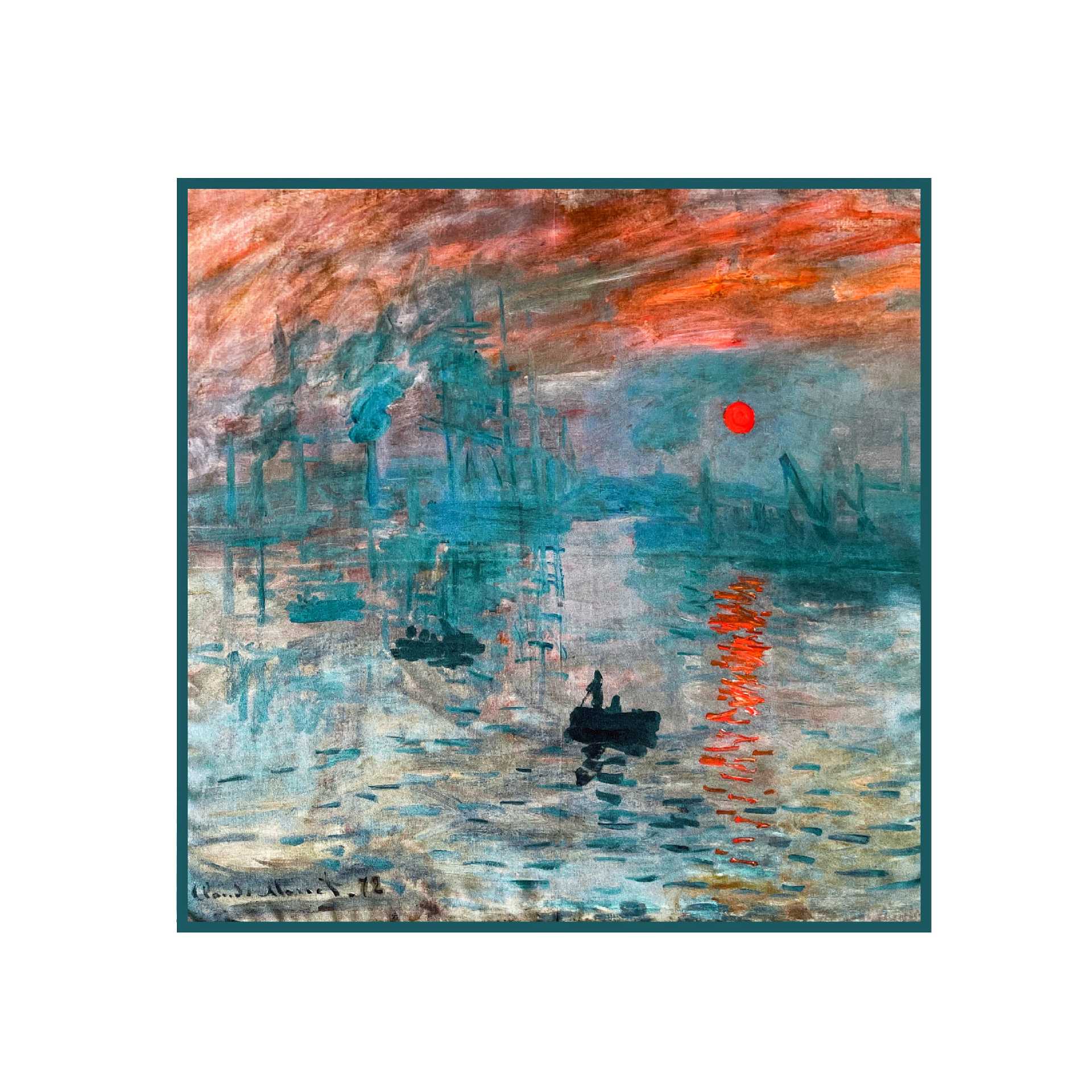 Women's 100% Mulberry Silk Scarves, Oil Printed in France