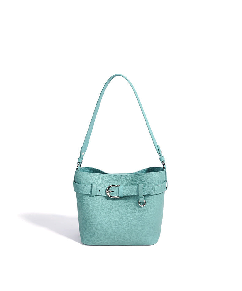 High-End Design Women's 100% Genuine Leather Single or Across Shoulder Tote Bag Siena