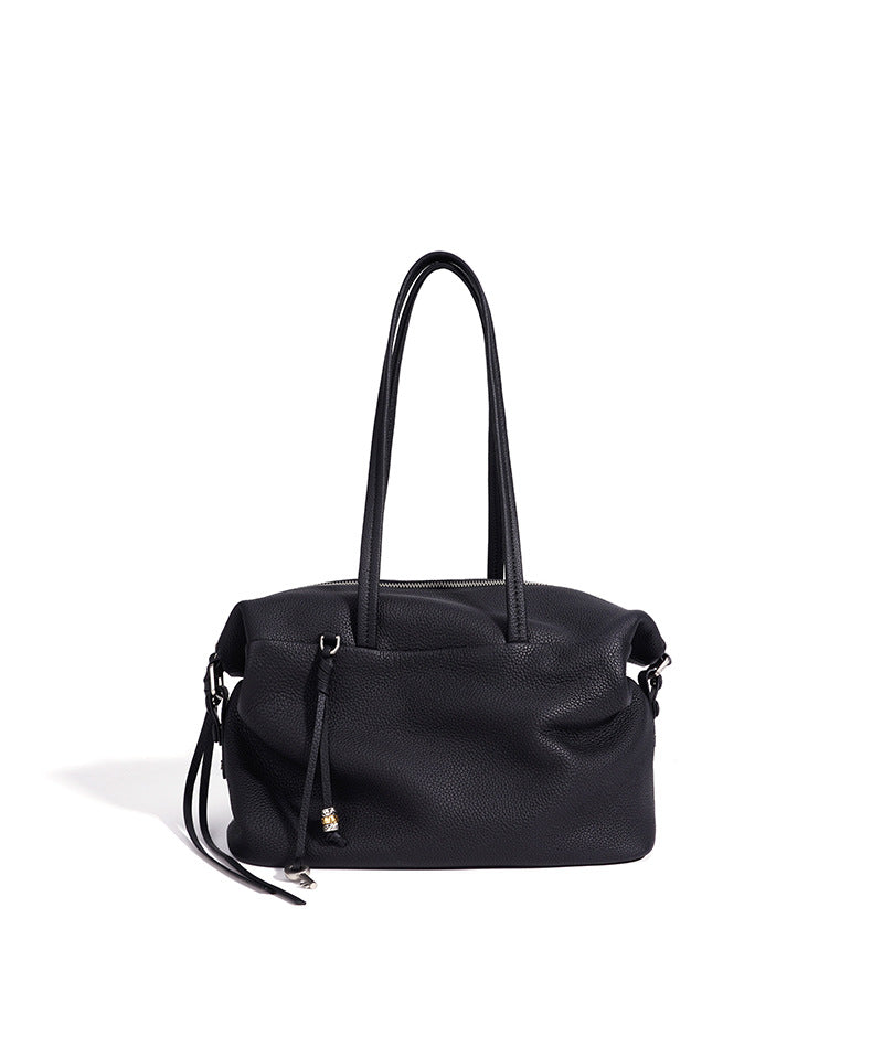 High-End Design Women's Bag 100% Genuine Leather Single Shoulder or Crossbody Tote Bag Rho