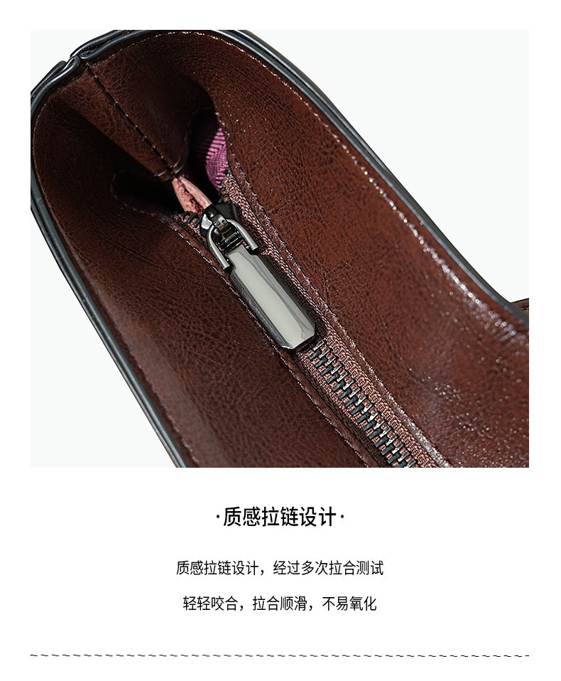 High-End Design Women's 100% Genuine Leather Tote Bag Vigo