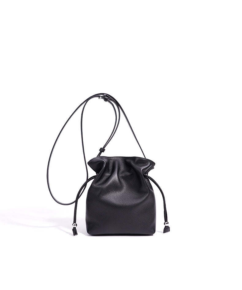 High-End Design Women's 100% Genuine Leather Small Single Shoulder or Crossbody Bag Latina