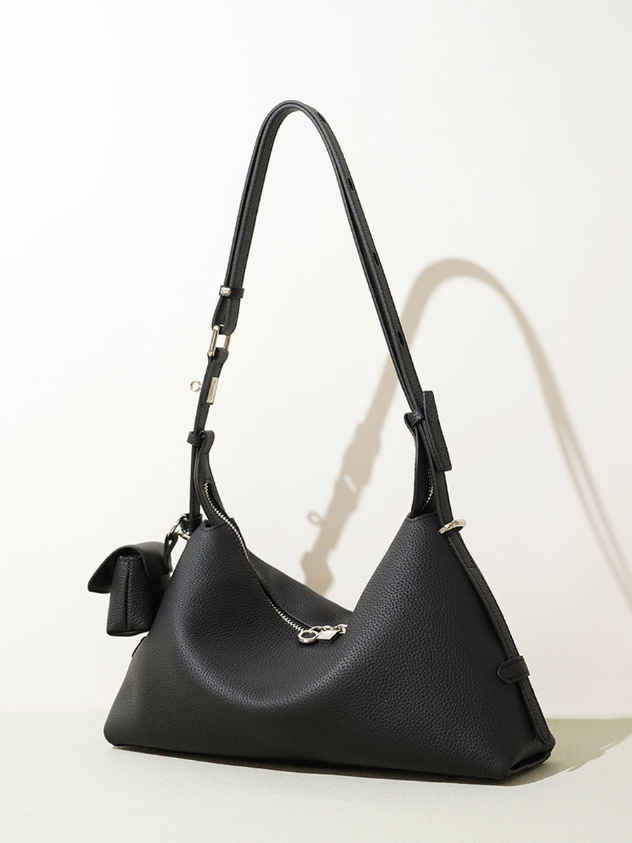 High-End Design Women's 100% Genuine Leather Single Shoulder Pillow Bag Palermo