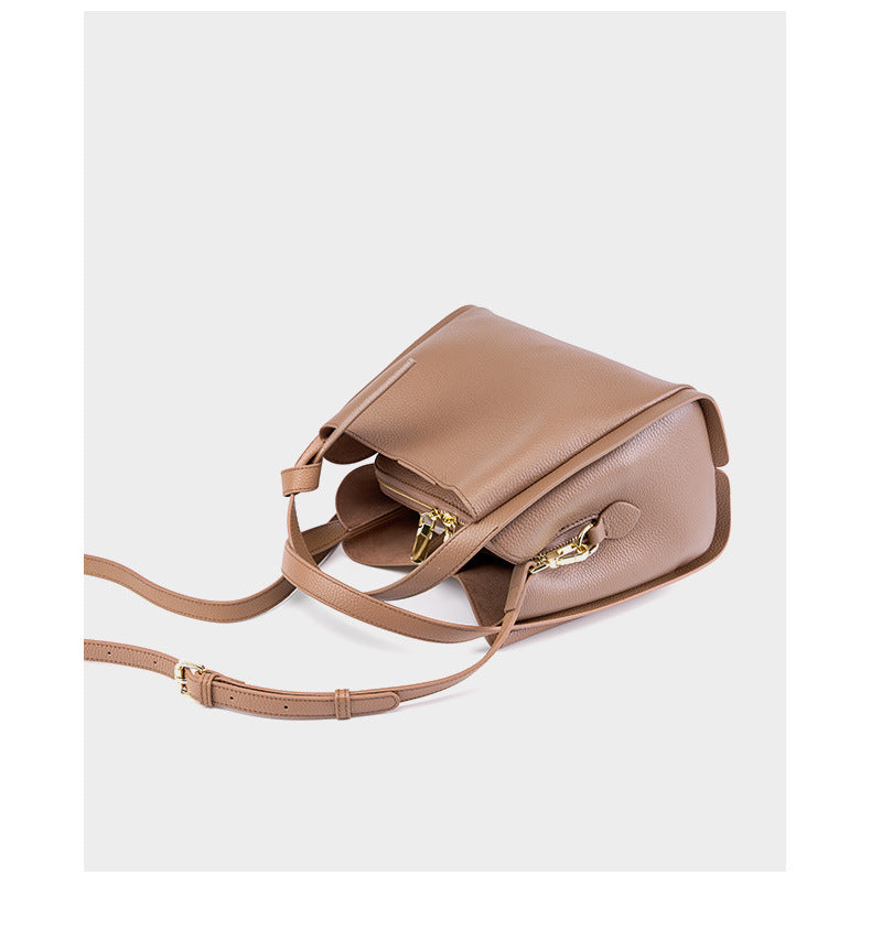 High-End Design Women's Bag 100% Genuine Leather Single Shoulder or Crossbody Bag Washington
