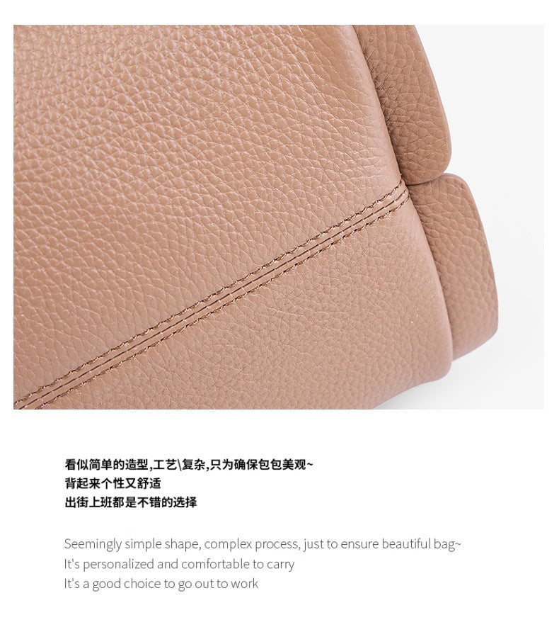 High-End Design Women's Bag 100% Genuine Leather Single Shoulder or Crossbody Bag Washington
