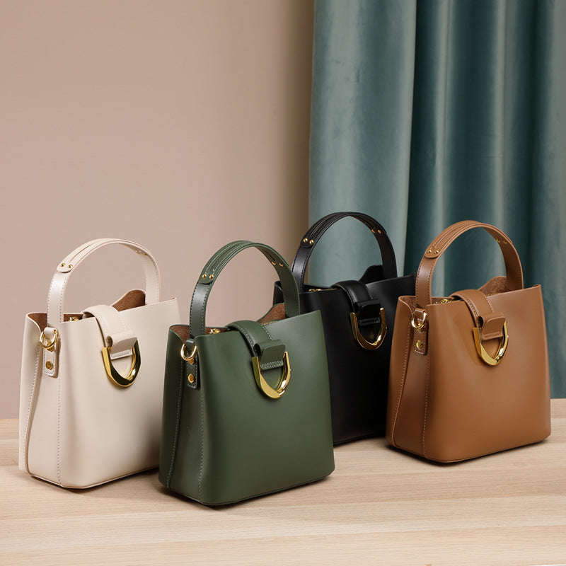 High-End Design Women's Bag 100% Genuine Leather Single Shoulder or Crossbody Bag Toledo