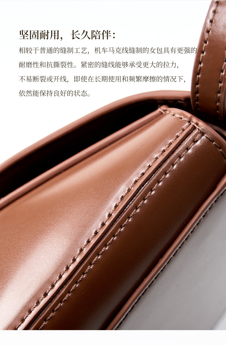 High-End Design Women's Bag 100% Genuine Leather Single or Across Shoulder Saddle Bag Arizona
