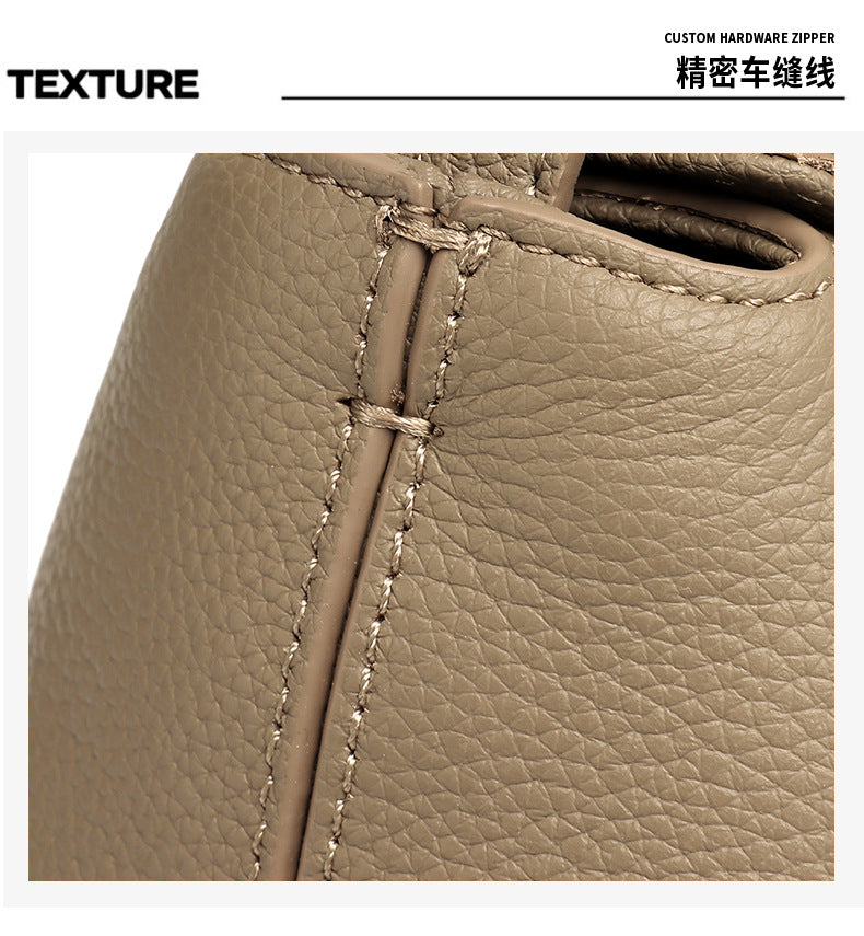 High-End Design Women's Bag 100% Genuine Leather Single Shoulder or Crossbody Bag Oklahoma