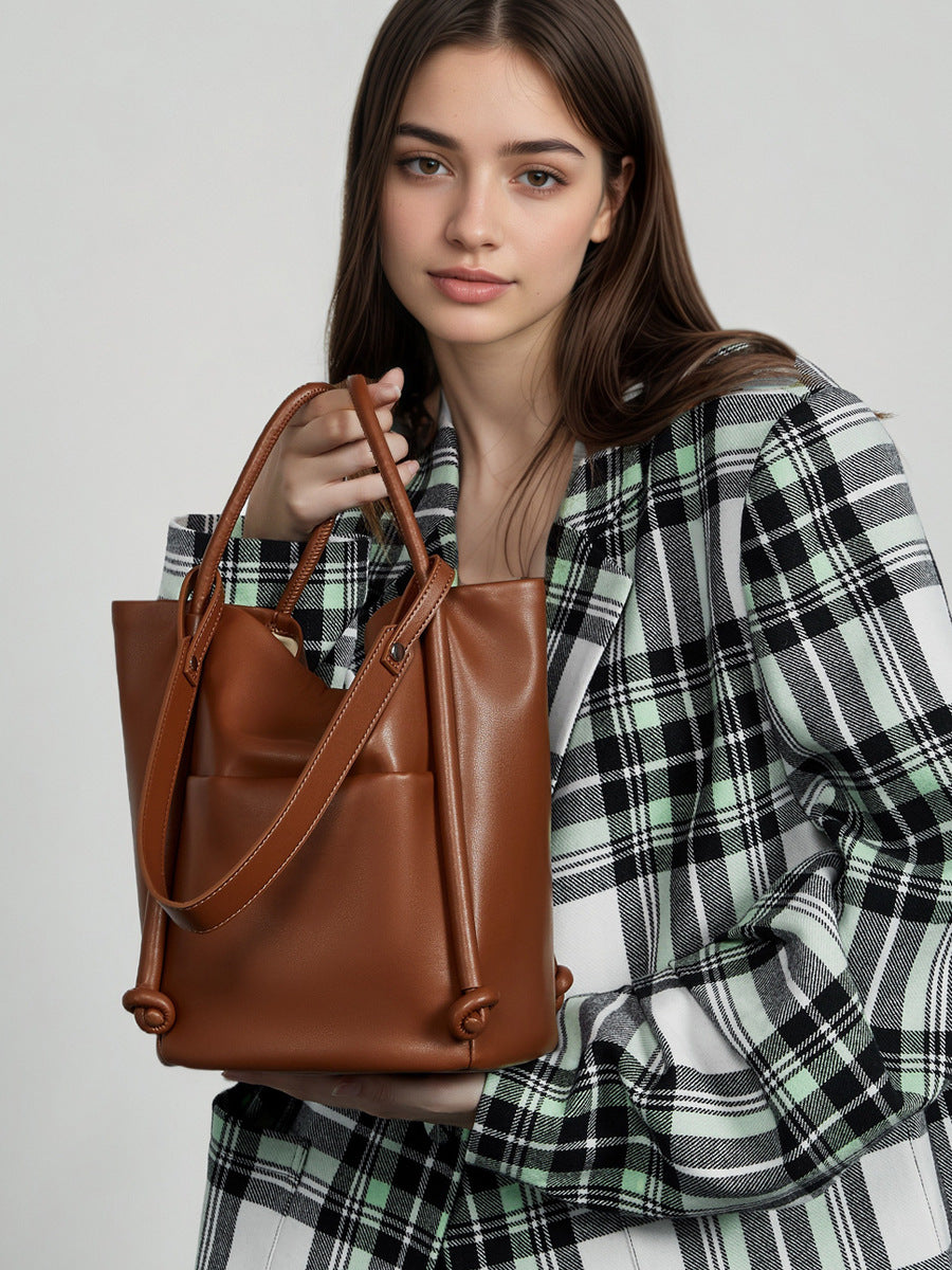 High-End Design Women's Bag 100% Genuine Leather Single Shoulder or Crossbody Bag Iowa