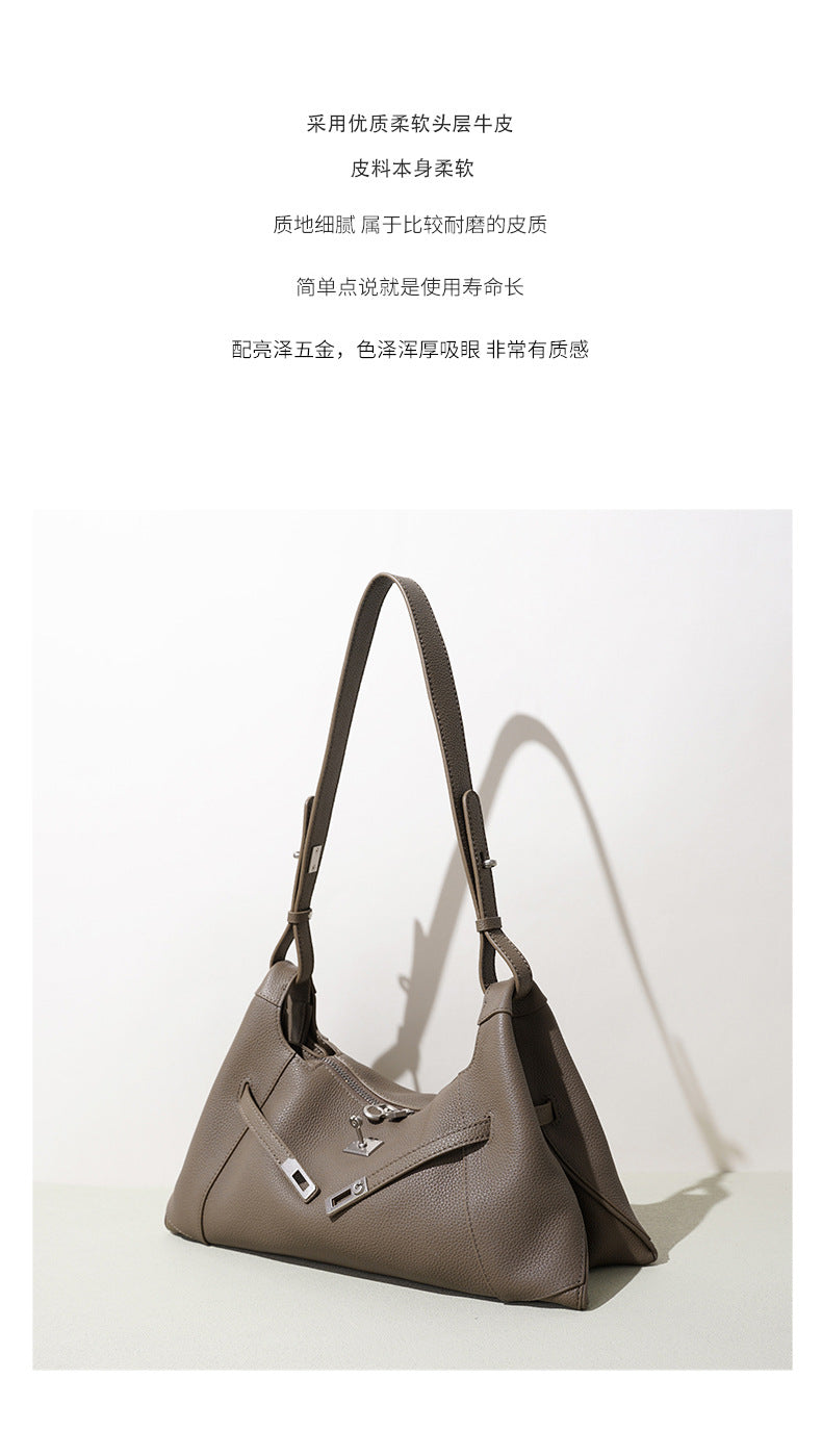 High-End Design Small Women's Bag 100% Genuine Leather Single Shoulder or Crossbody Bag Palma