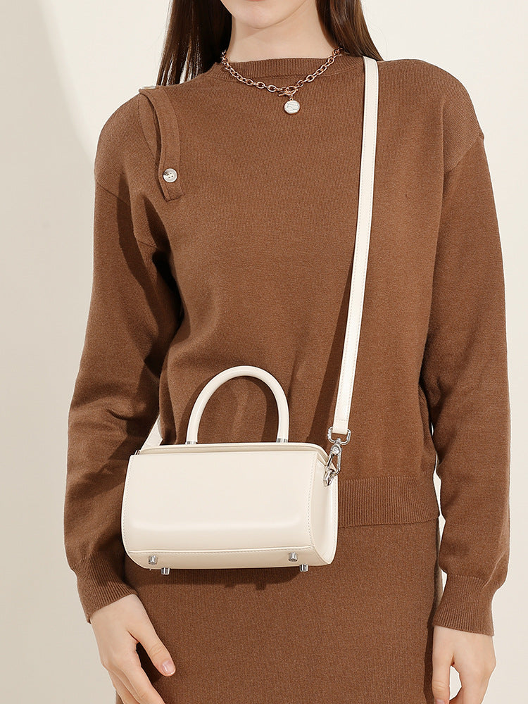 High-End Design 100% Genuine Leather Women's Small Square Box Bag Connecticut