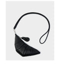 High-End Design Women's Mini Croissant Bag 100% Genuine Leather Neck or Crossbody Bag California