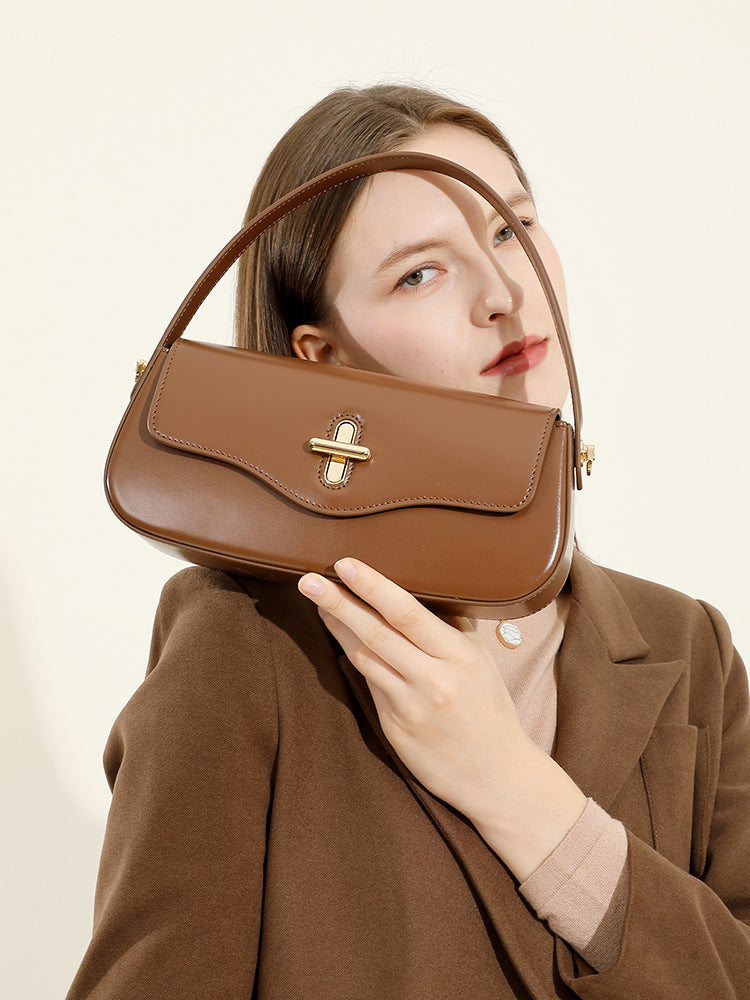 High-End Design Women's Bag 100% Genuine Leather Single Shoulder or Crossbody Bag Hawaii