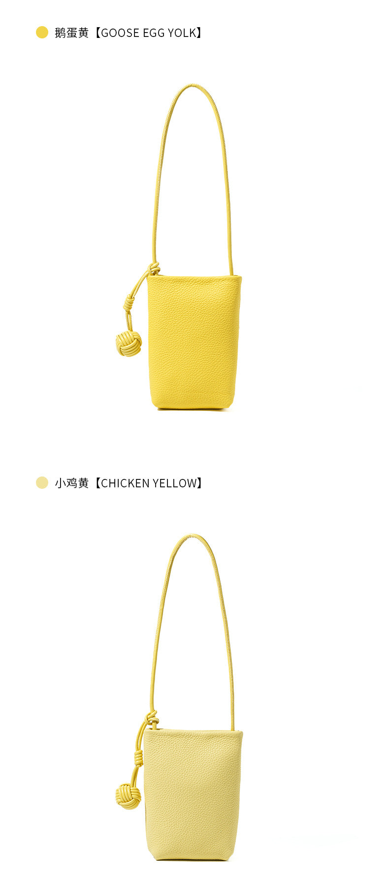 High-End Design Women's 100% Genuine Leather Small Single Shoulder or Crossbody Mobile Phone Bag Nice